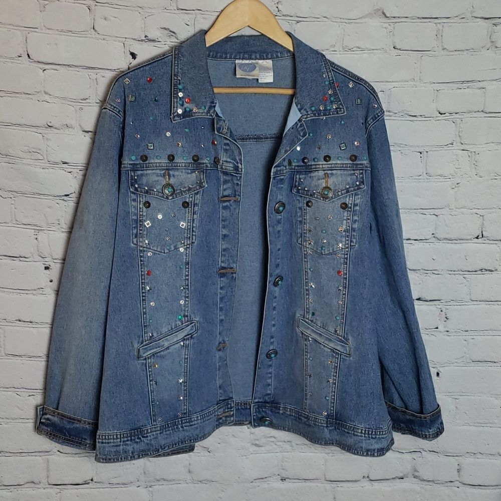Vintage Diane Gilman Jean Jacket